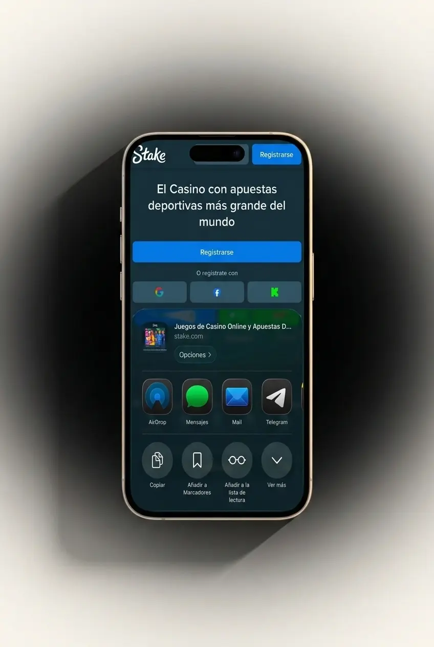 Guía de instalación de la app Stake en iPhone e iPad con iOS 14 o superior paso a paso