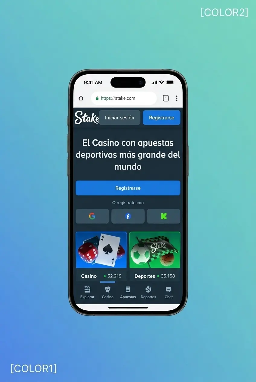 Pasos para instalar la app de Stake en Android descargando el APK sin Google Play Store
