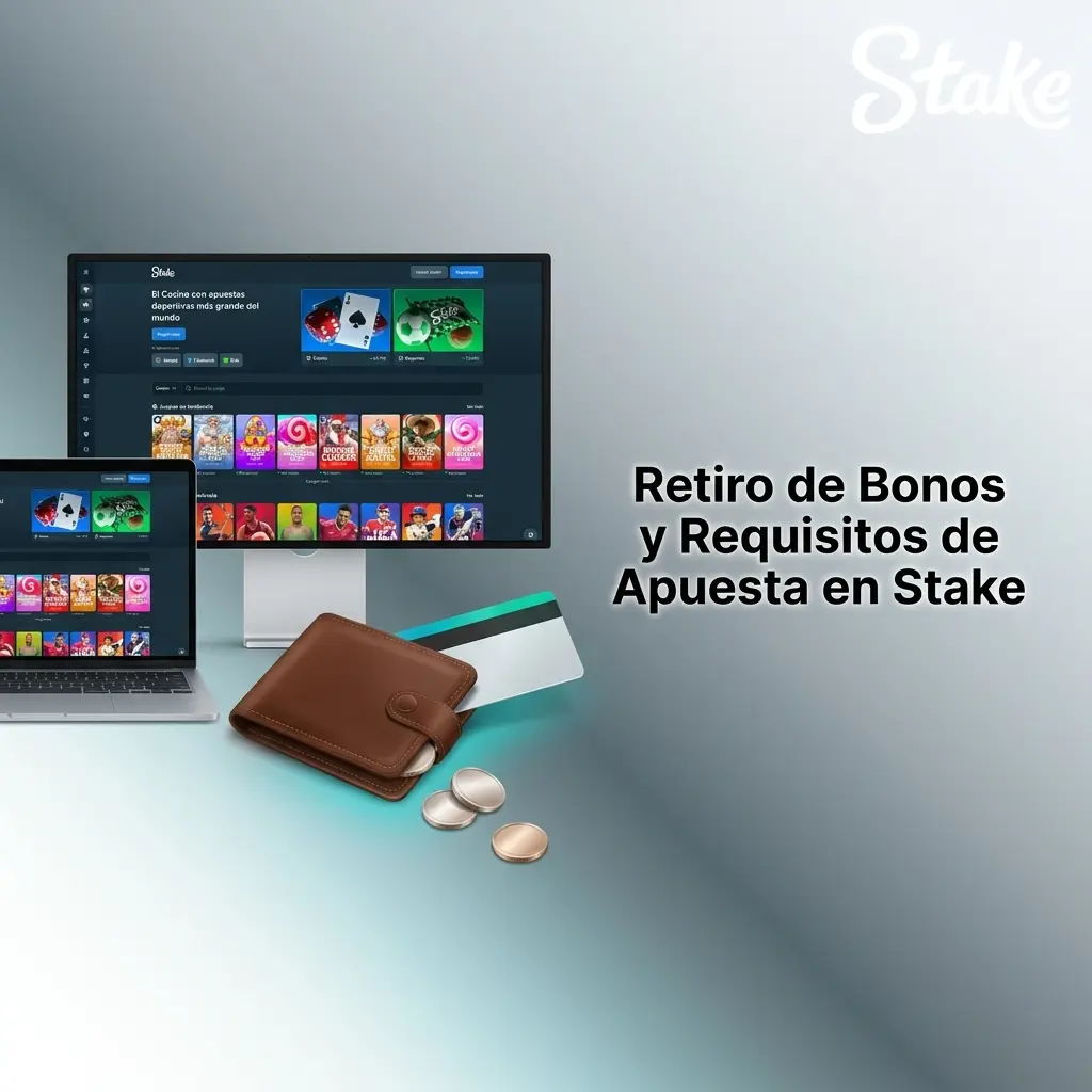 Requisitos de apuesta y retiro de bonos en Stake: gestión de saldo bonificado y condiciones de wagering