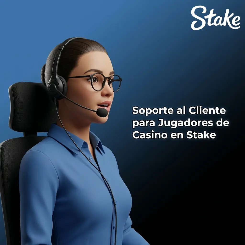 Soporte al cliente de Stake casino disponible 24/7 con chat en vivo, email y centro de ayuda para jugadores argentinos